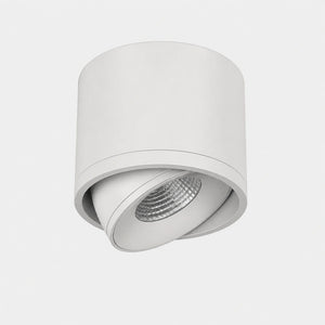 Spot de teto LED branco isolado sobre fundo neutro