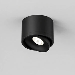 Spot de teto LED preto de 15W com luz natural 4000K