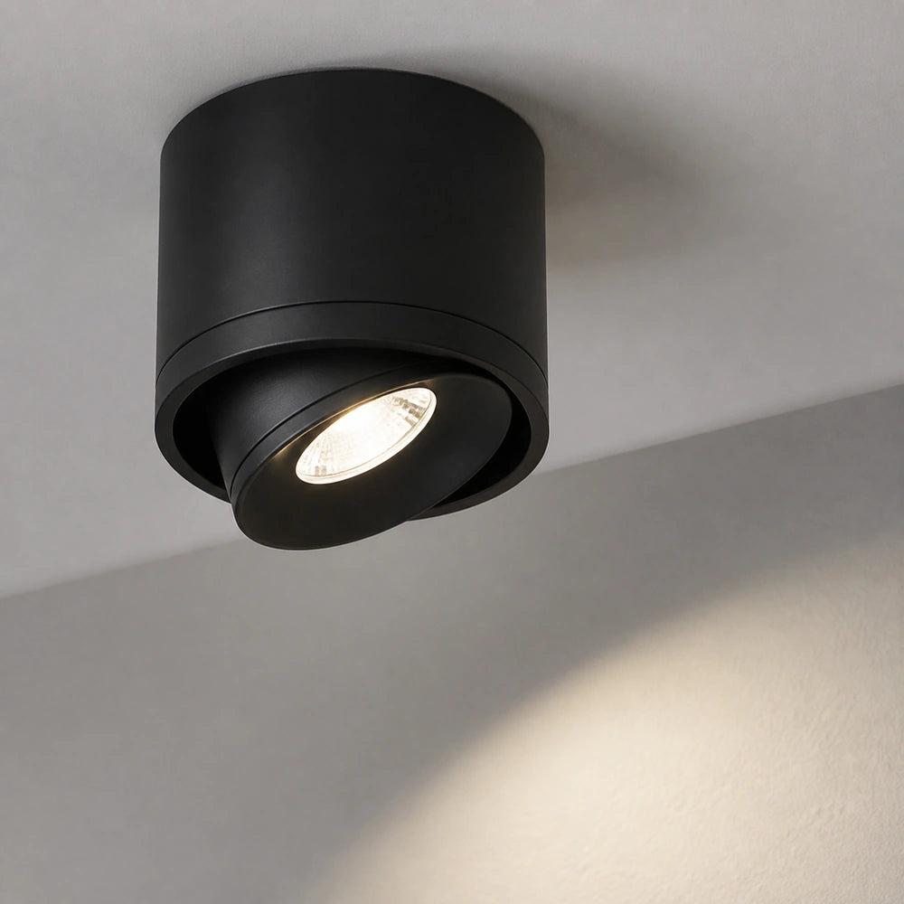 Spot de teto LED rotativo com foco direcionado