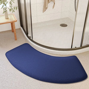 Tapete Curvo para Banheiro Absorvente e Antiderrapante em banheiro ou lavabo