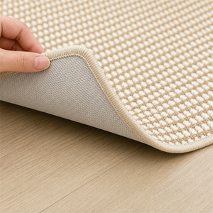 Detalhe visual do Tapete de Sisal para Sala Grande Antiderrapante – Viorenna