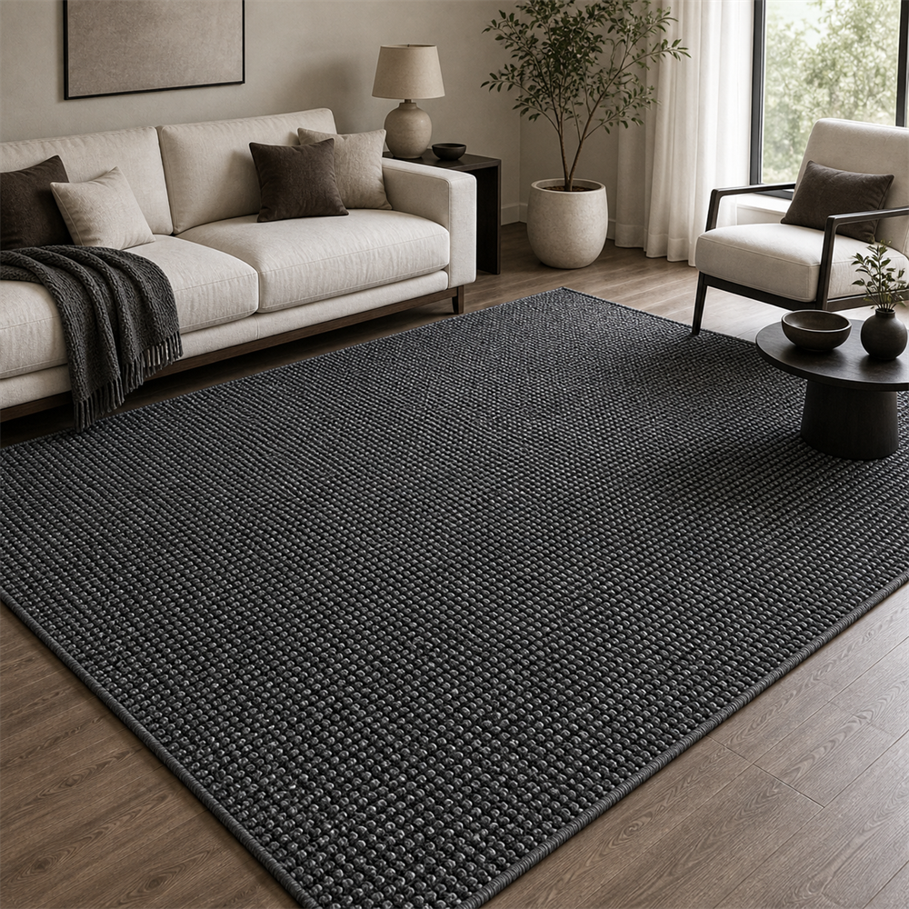 Variante real do Tapete de Sisal para Sala Grande Antiderrapante – Viorenna