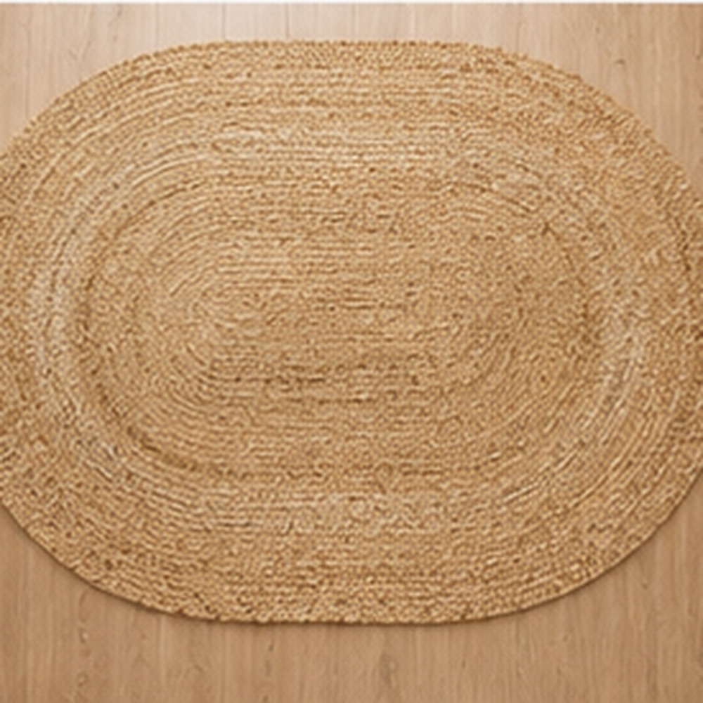 Tapete de Juta Natural para Entrada e Sala – Viorenna