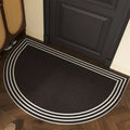 Tapete Meia-Lua para Entrada Antiderrapante em sala decorada