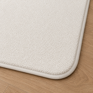 Detalhe técnico do Tapete para Quarto Felpudo Antiderrapante – Viorenna