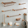 Toalheiro para Banheiro Rosé Gold em Aço Inox em banheiro ou lavabo