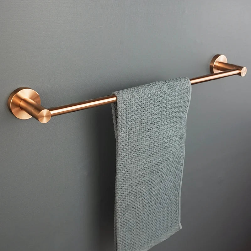 Toalheiro para Banheiro Rosé Gold em Aço Inox em banheiro ou lavabo