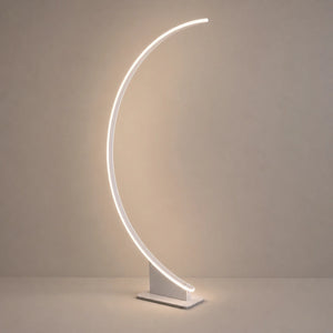 Variante Branco dimerizável com controle da luminária de chão curva LED