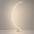 Variante Branco com Luz Neutra da luminária de chão curva LED