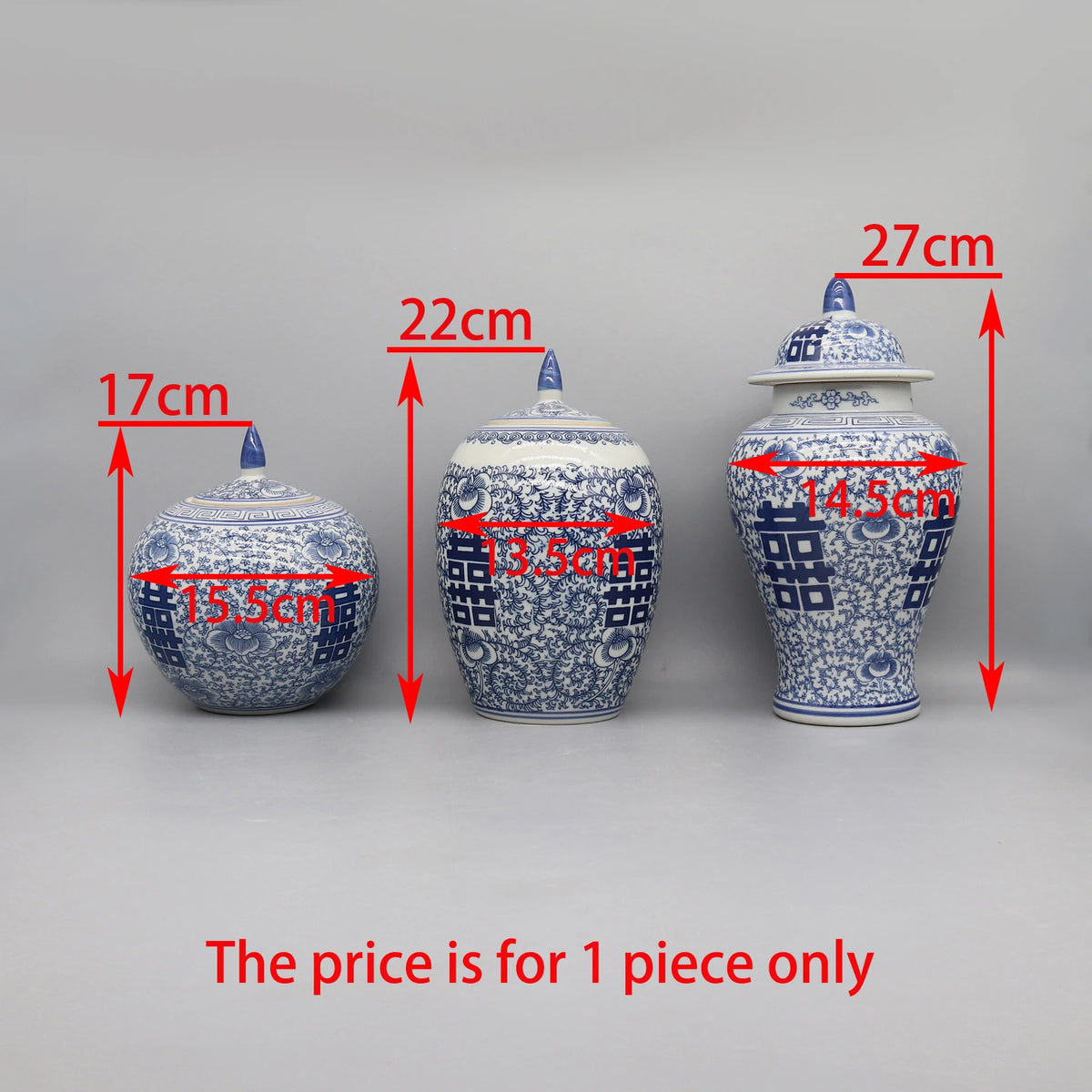 Vaso Decorativo Azul e Branco de Cerâmica para Mesa em sala decorada