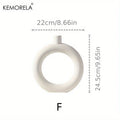 Vaso Decorativo Circular Vazado Nórdico de Cerâmica para Mesa Modelo 35 em sala decorada