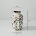 Vaso Decorativo Craquelado Zen Japonês de Cerâmica para Mesa em sala decorada