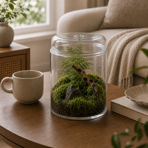 Vaso Decorativo Gotas de Orvalho de Vidro para Plantas - imagem 07 escala proporcao premium Viorenna
