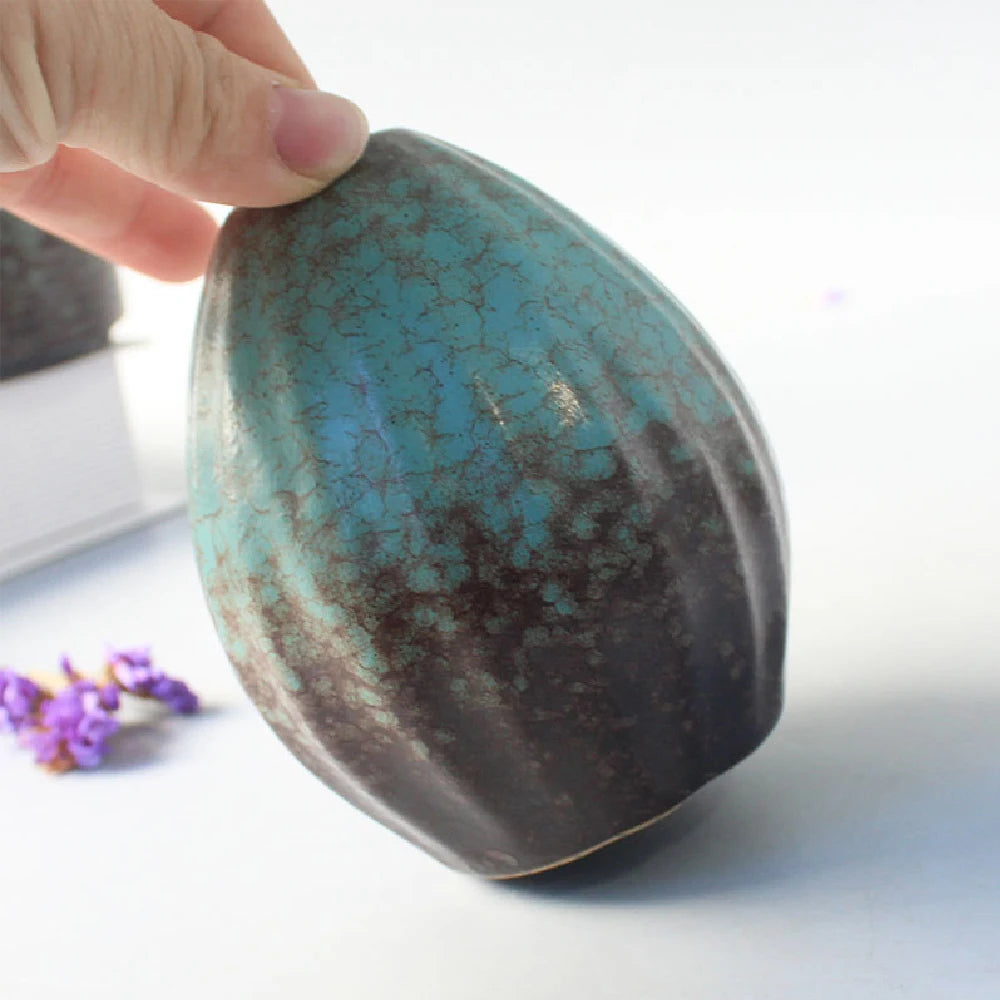 Vaso Decorativo Mini de Cerâmica para Mesa em sala decorada