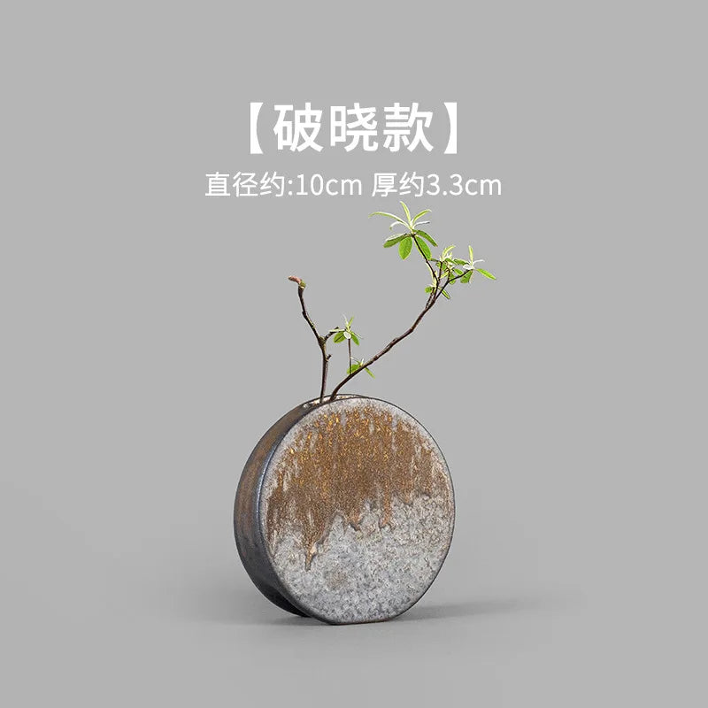 Vaso Decorativo Mini de Cerâmica para Plantas em sala decorada