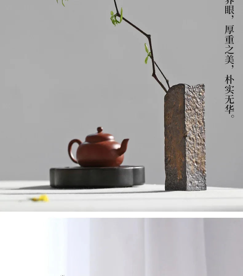 Vaso Decorativo Mini de Cerâmica para Plantas em sala decorada