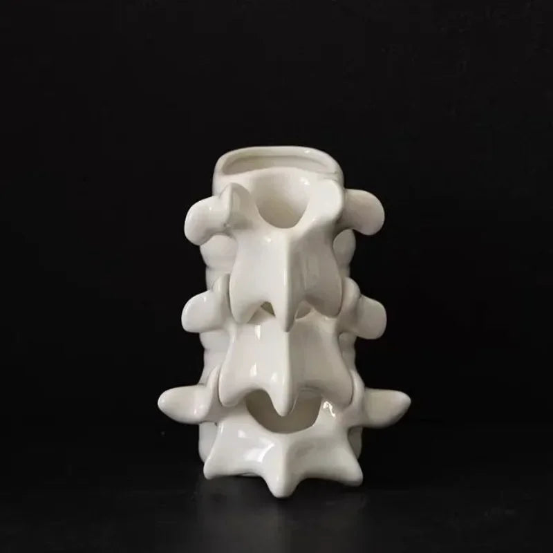 Vaso Decorativo Nórdico de Cerâmica para Sala no cantinho do café
