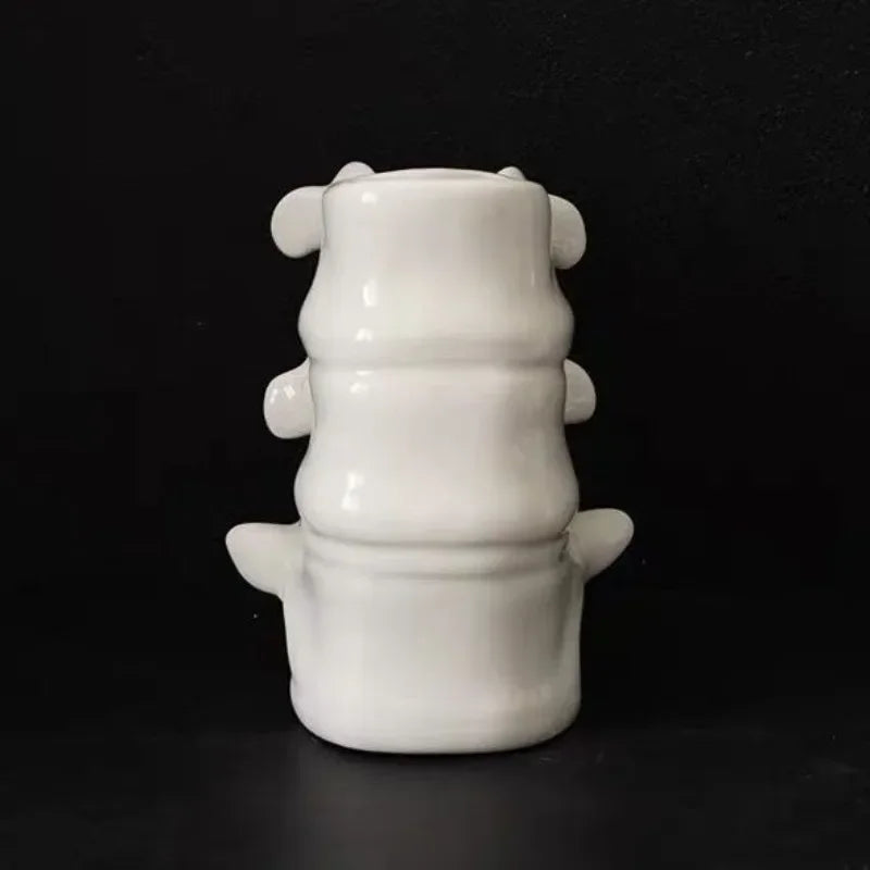 Vaso Decorativo Nórdico de Cerâmica para Sala no cantinho do café