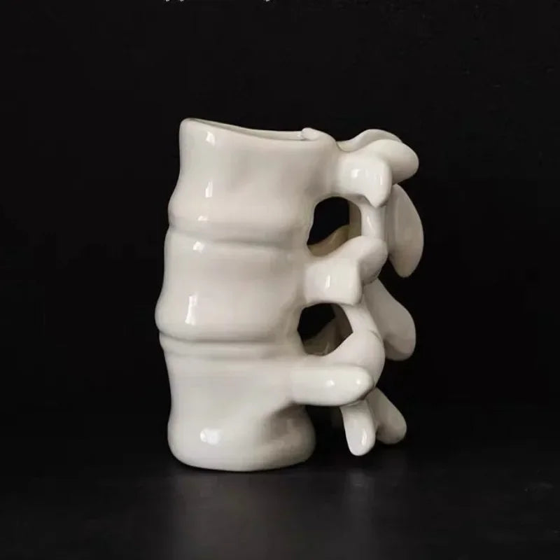 Vaso Decorativo Nórdico de Cerâmica para Sala com detalhe de textura e acabamento