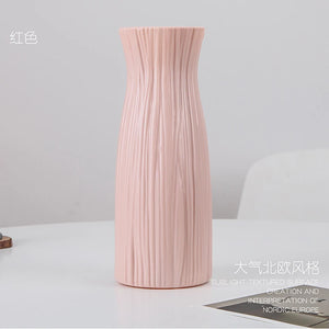 Vaso Decorativo Nórdico Moderno de Plástico para Aparador em sala decorada